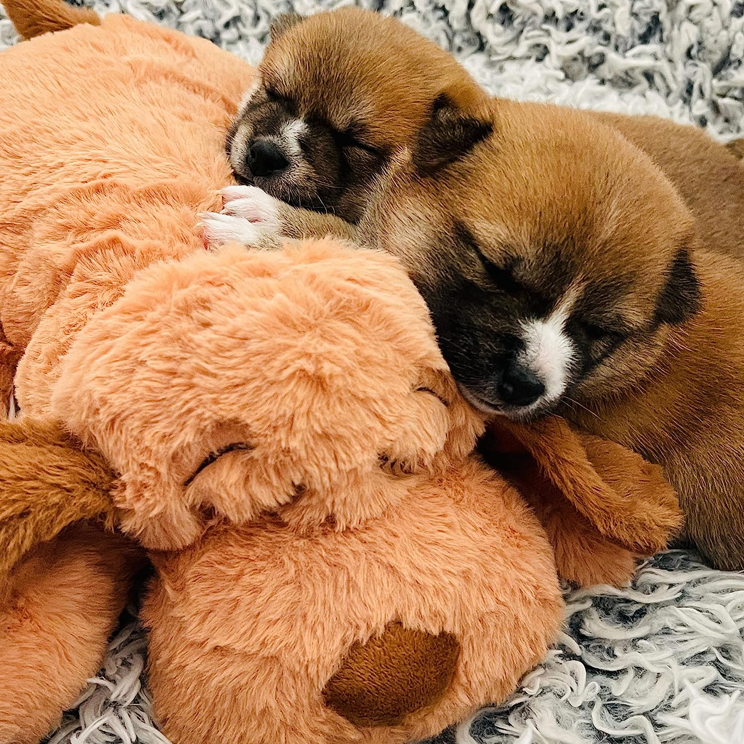 Puppy heartbeat stuffed toy