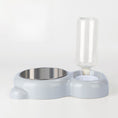 Load image into Gallery viewer, Cat Food and Water Bowl Set with Water Dispenser
