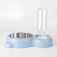 Load image into Gallery viewer, Cat Food and Water Bowl Set with Water Dispenser
