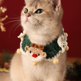 Load image into Gallery viewer, Crocheted Christmas Pet Collar
