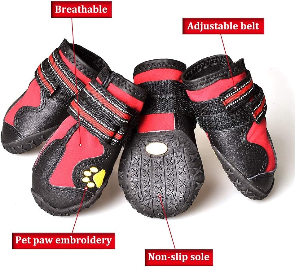 Waterproof Non-Slip Dog Boots