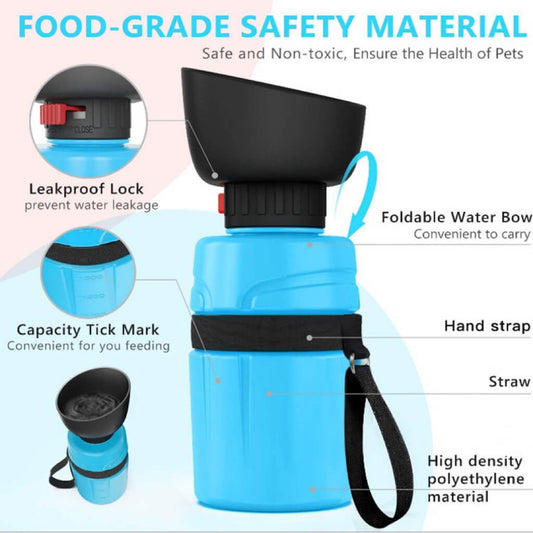 520ML Portable Dog Water Dispenser