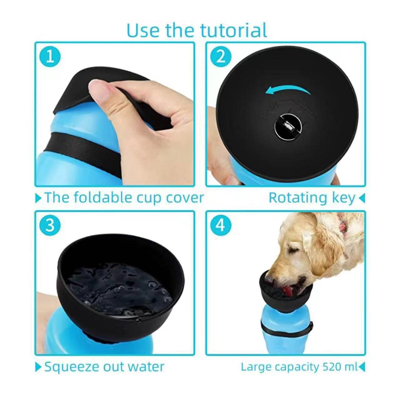 520ML Portable Dog Water Dispenser