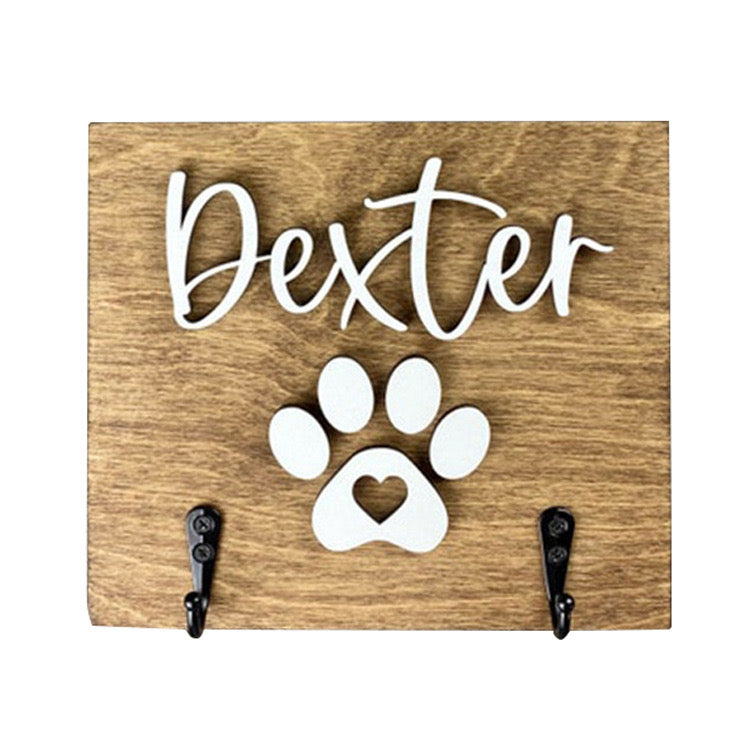 Personalized Dog Leash Holder