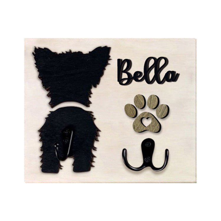 Personalized Dog Leash Holder