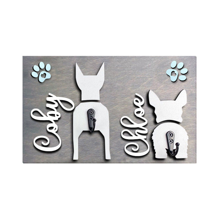 Personalized Dog Leash Holder