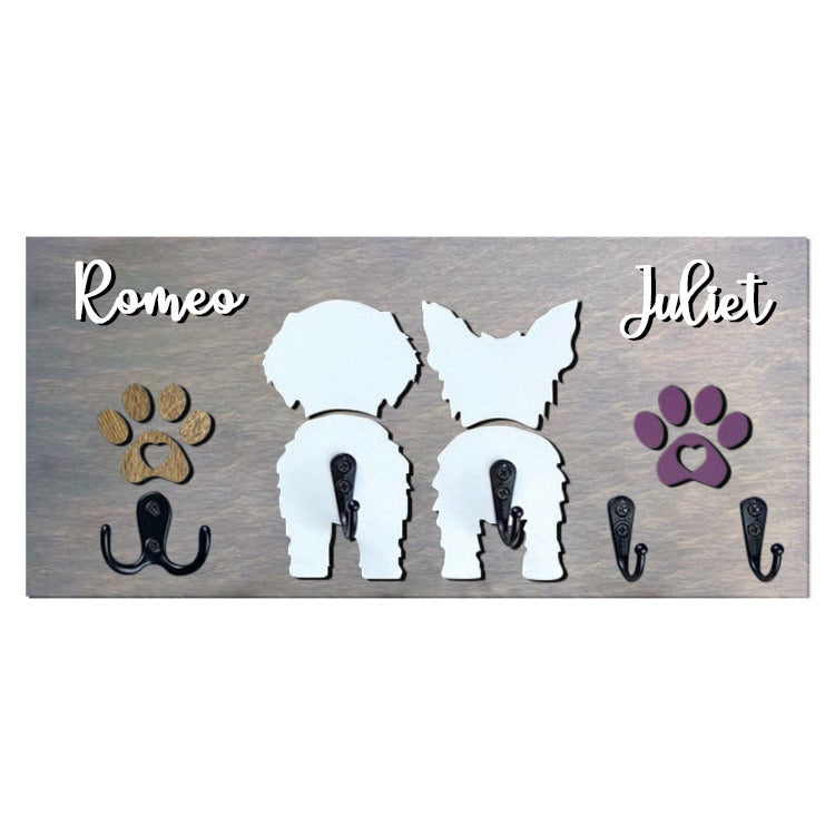 Personalized Dog Leash Holder