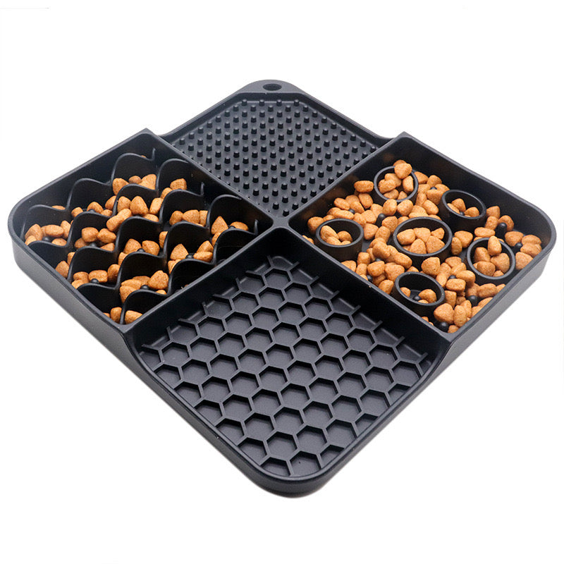 Dog lick mat slow feeder