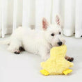 Load image into Gallery viewer, Dog squeak duck without stuffing plush
