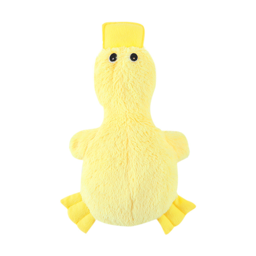 Dog squeak duck without stuffing plush