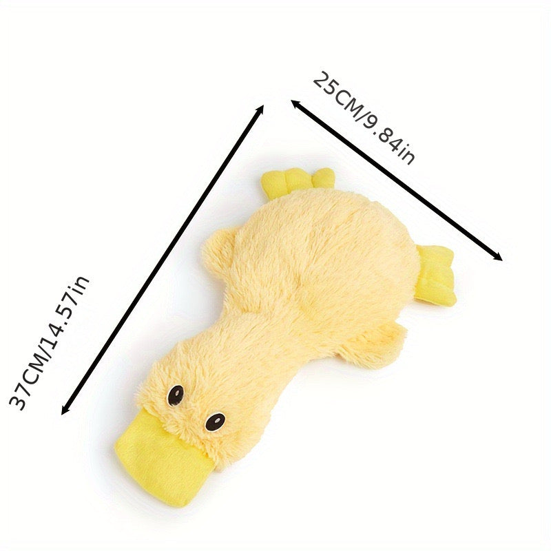 Dog squeak duck without stuffing plush