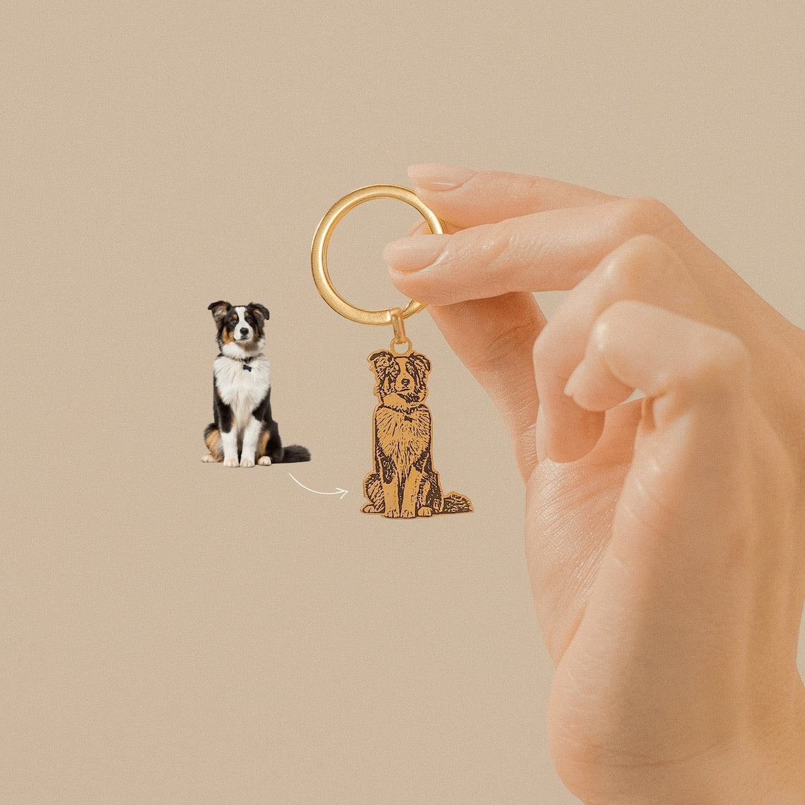 Engraved Pet Keychain