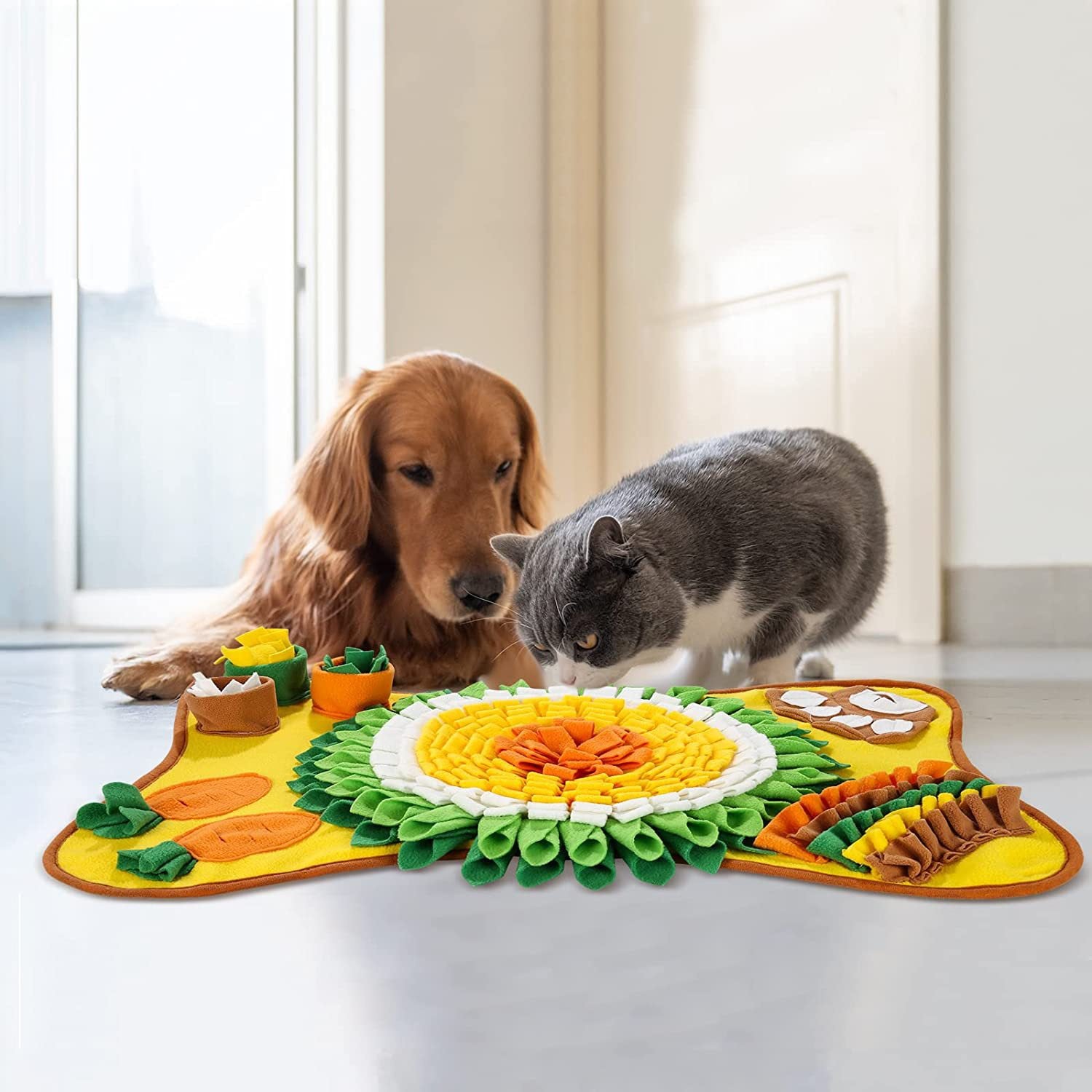 Dog Cats Nosework Feeding Mat