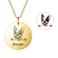 Load image into Gallery viewer, Custom engraved pet memorial jewelry
