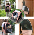 Load image into Gallery viewer, Pet carrier backpack with window blind
