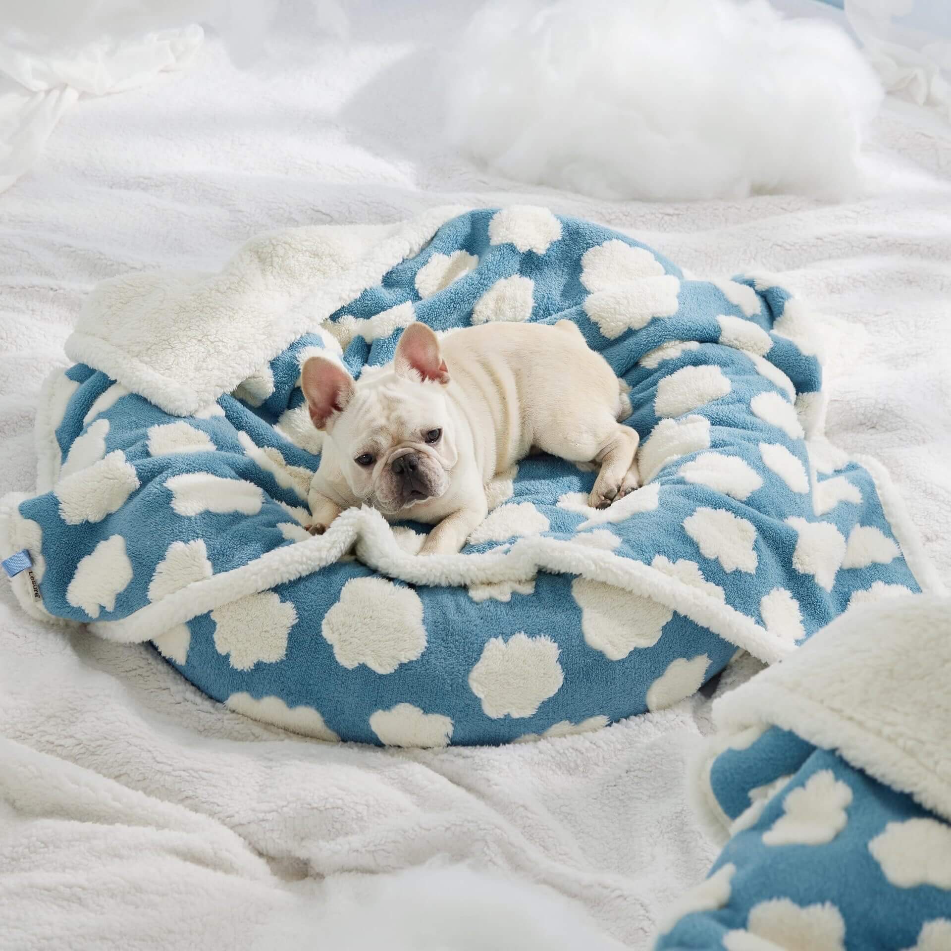 Soft Waterproof Sherpa Fleece Puppy Blanket