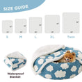 Load image into Gallery viewer, Soft Waterproof Sherpa Fleece Puppy Blanket
