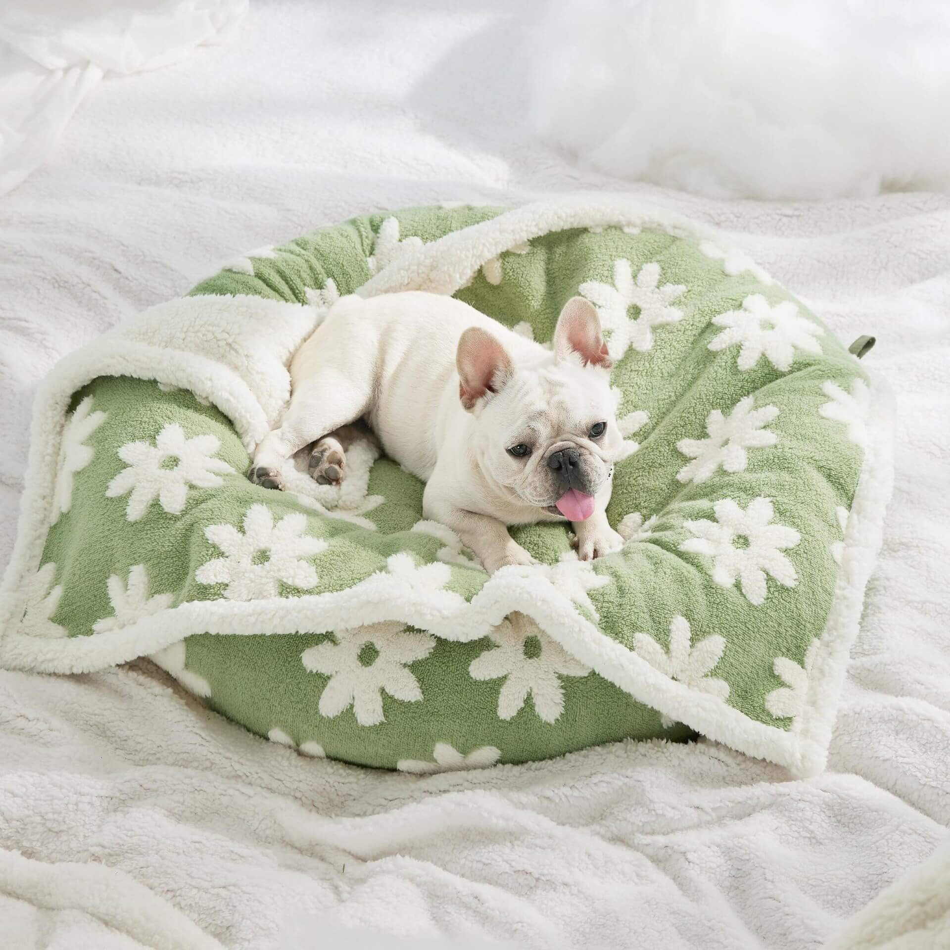 Soft Waterproof Sherpa Fleece Puppy Blanket