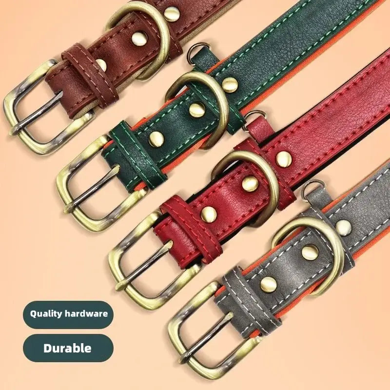 Customizable Padded Pet Collar