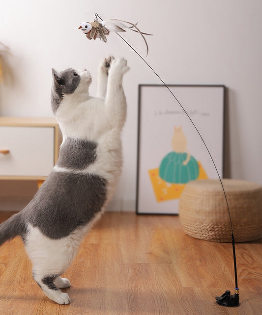 Interactive Bird Simulation Cat Toy Set