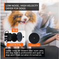 Load image into Gallery viewer, 2800W Dog Dryer High Velocity Pet Dog Pet Blow Dryer Adjustable Speed 4 Nozzles
