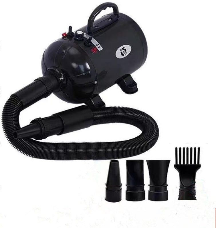 2800W Dog Dryer High Velocity Pet Dog Pet Blow Dryer Adjustable Speed 4 Nozzles