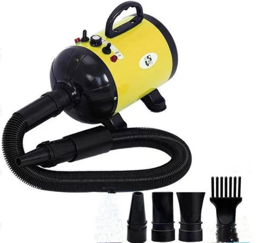 2800W Dog Dryer High Velocity Pet Dog Pet Blow Dryer Adjustable Speed 4 Nozzles