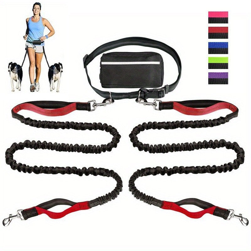 Double Dog Leash for Two Dogs