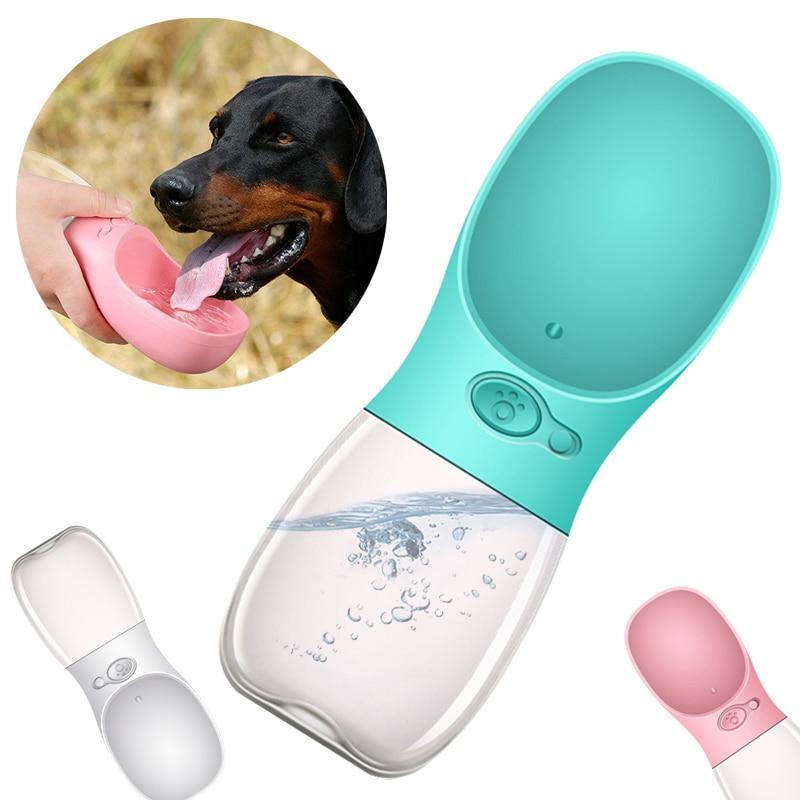 Portable dog water bottle